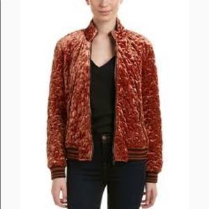 Bernardo Velvet Track Jacket NWOT